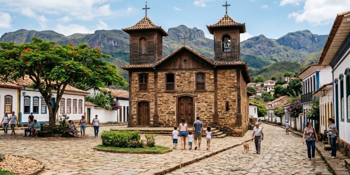 Tradição do garimpo setecentista e arquitetura de quartzito protegida por órgão estadual: esta cidade histórica mineira surpreende os visitantes