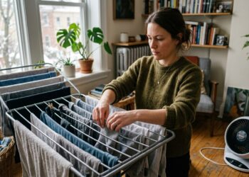 Roupa que nunca seca dentro de casa no inverno: o truque que dispensa varal e economiza gás