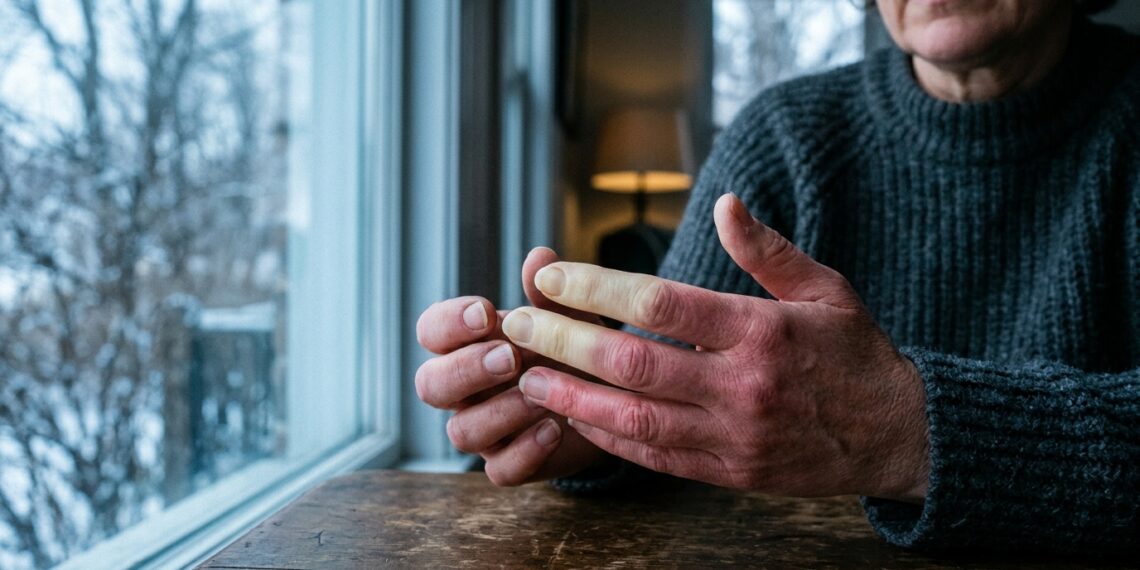 Dedos que ficam brancos no frio: o que acontece com a circulação e quando se preocupar