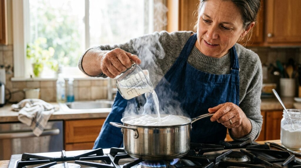 Panela queimada que parece impossível de limpar: o método das avós que economiza produto de limpeza