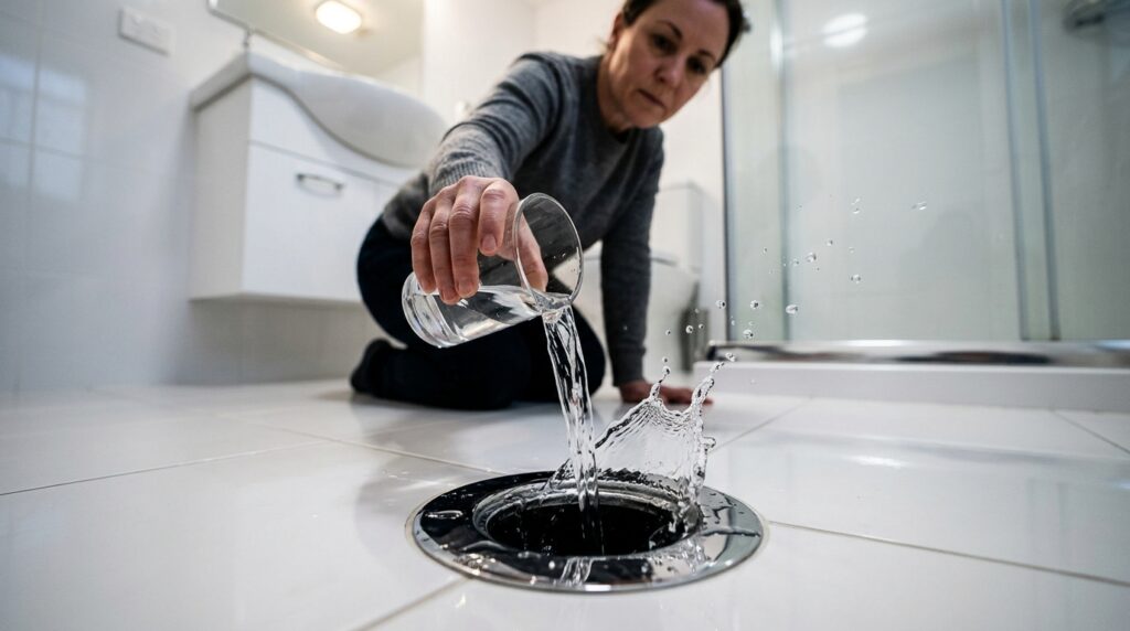 Cheiro de esgoto que volta no ralo: o motivo que não tem nada a ver com falta de limpeza