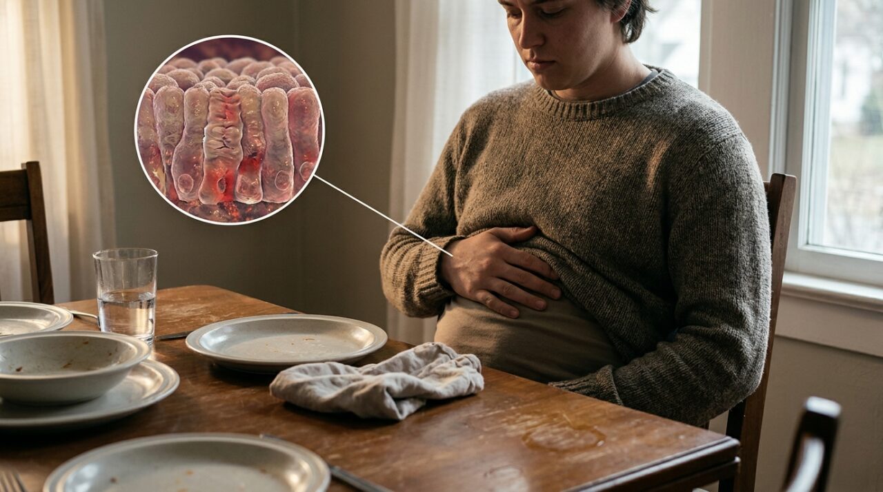 Sentir a barriga inchada e enrijecida após as refeições pode ser um dos primeiros sinais de disbiose e alteração na barreira de proteção do intestino - QTU Questões do Universo