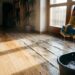 Nem cera, nem álcool, nem água em excesso: o que realmente limpa o piso laminado