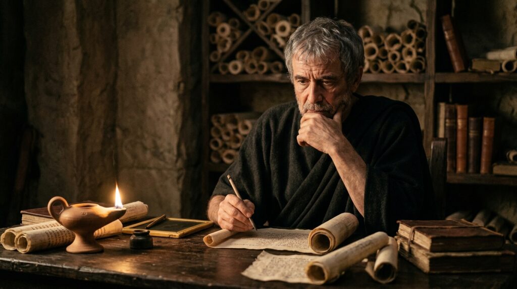 Frase do Dia de Sêneca: "A vida é longa se você sabe como usá-la." – Esse aviso do filósofo romano te faz questionar como realmente está gastando seu tempo.