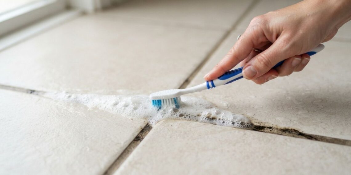 Nem produto caro, nem escovação pesada: a melhor maneira de desencardir o rejunte do piso usando bicarbonato e vinagre, segundo diaristas
