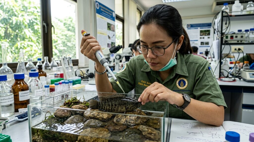 O peixe que atravessa terra firme e sobrevive dias fora d'água usando as próprias nadadeiras