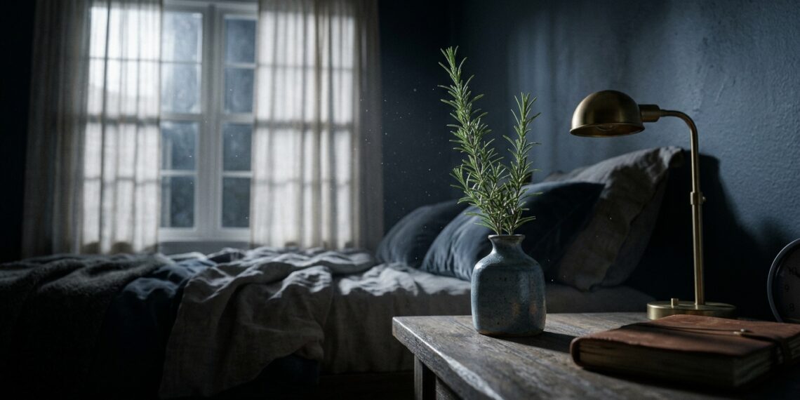 Não é embaixo da cama, nem perto da porta: o lugar exato para guardar um ramo de alecrim para atrair prosperidade enquanto dorme