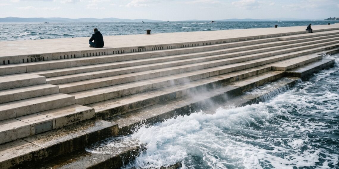 Como funciona o órgão marítimo de Zadar