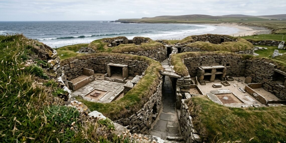 Como a tempestade revelou a vila de Skara Brae