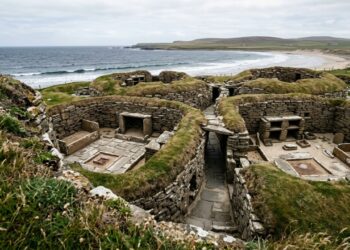 Como a tempestade revelou a vila de Skara Brae