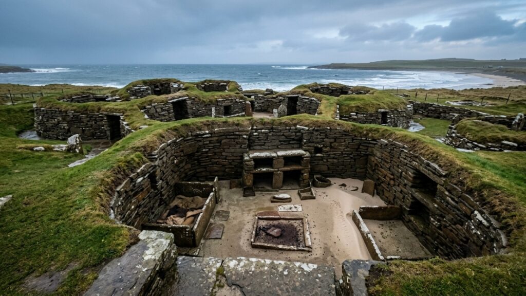 Como a tempestade revelou a vila de Skara Brae