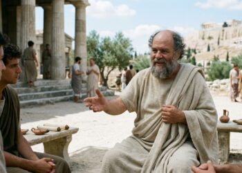 Frase do dia de Sócrates: "Conhece-te a ti mesmo, e conhecerás o universo e os deuses" – A jornada que começa dentro de você