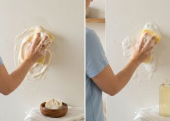 Lavar as paredes pintadas com tinta acrílica usando esponja macia e detergente neutro ou sabão de coco: veja a diferença e qual é o método correto para não desbotar a cor, segundo pintores