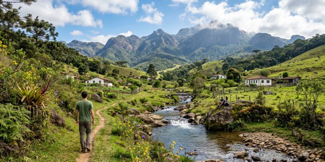 Abrigando a nascente mais alta do país e vales de contracultura: a cidade serrana mineira lidera o turismo místico na Mantiqueira