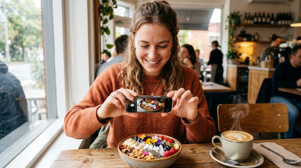 Segundo a psicologia, fotografar a comida antes de comer é uma forma de validar experiências sociais