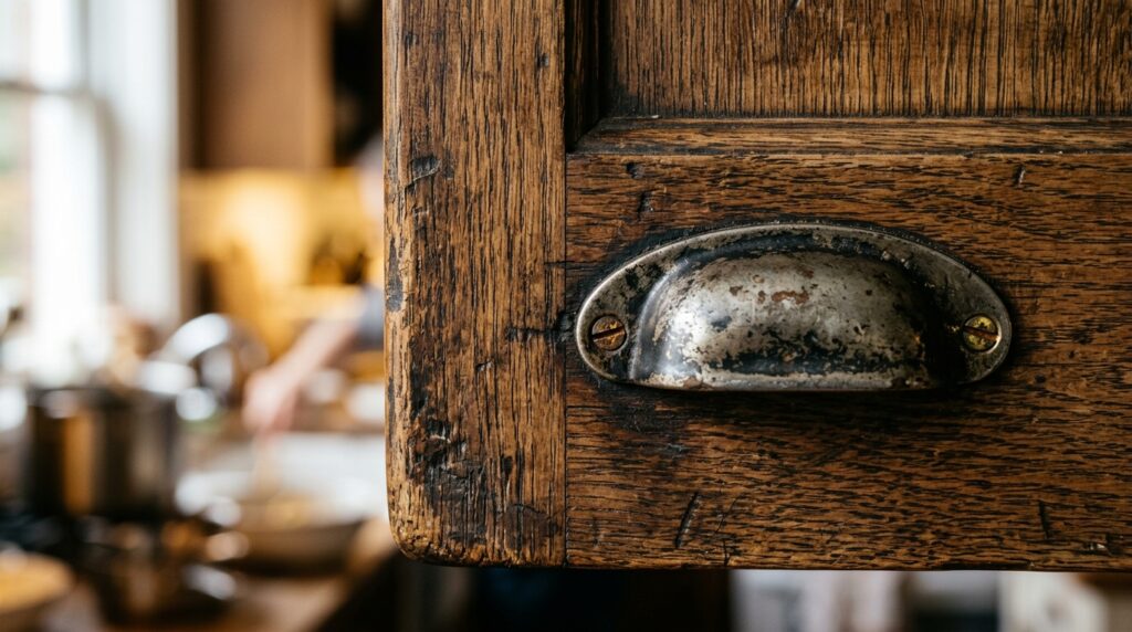 A cozinha que escondia a desordem nasceu do medo de poeira, insetos e contaminação