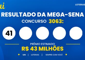 Resultado da Mega-Sena de hoje: veja os números e o rateio do concurso 3063, que acumulou para R$ 45 milhões (domingo, 27/09)