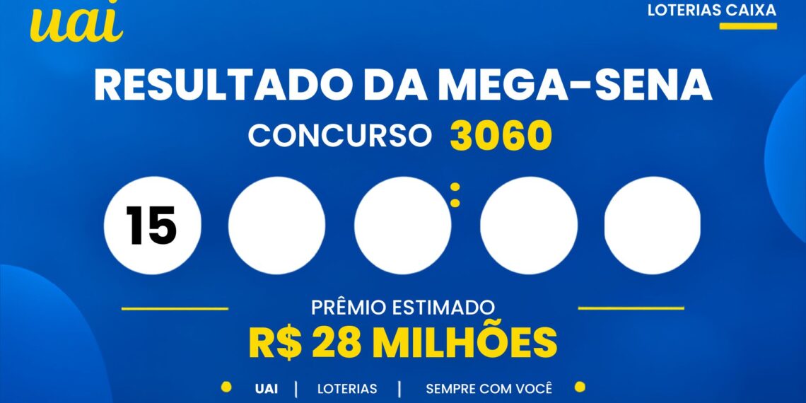 Resultado da Mega-Sena 3060 de hoje: veja os números e o rateio do sorteio de domingo (20/09)