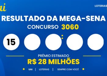Resultado da Mega-Sena 3060 de hoje: veja os números e o rateio do sorteio de domingo (20/09)