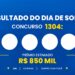 Resultado do Dia de Sorte 1304 de hoje (22/09/2026): veja os números sorteados e o prêmio de R$ 850 mil