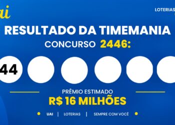 Resultado da Timemania — números sorteados no concurso 2446 de hoje