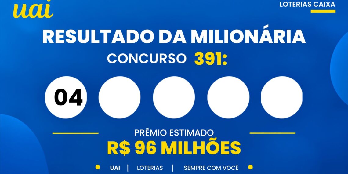 Resultado +Milionária 391 de hoje : veja o resultado e o rateio do sorteio de domingo (20/09)