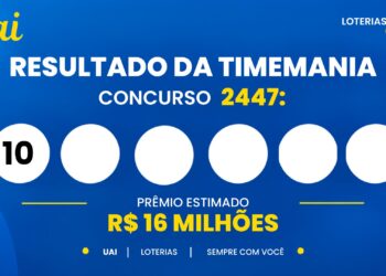 Resultado da Timemania de hoje: veja os números e o rateio do concurso 2447, que acumulou para R$ 16,8 milhões (domingo, 27/09)