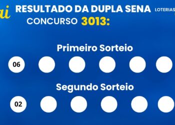 Resultado da Dupla Sena de hoje: veja os números e o rateio do concurso 3013, que pode pagar R$ 5,5 milhões (sexta-feira, 25/09)