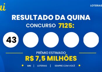 Resultado da Quina — números sorteados no concurso 7125 hoje