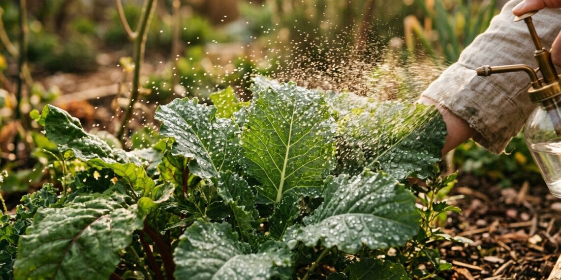 Aplicar receitas caseiras contra pragas no jardim debaixo do sol forte pode cozinhar as folhas das suas plantas em vez de protegê-las