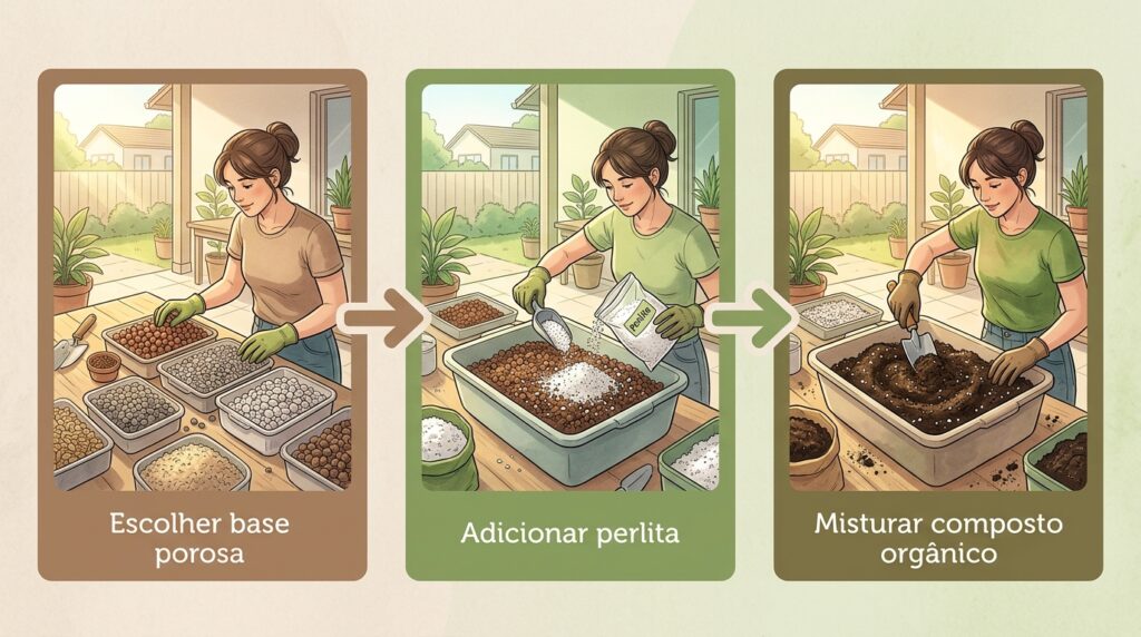 Aquela terra preta barata comprada em sacos sem procedência pode infestar seus vasos com pragas subterrâneas e mato agressivo
