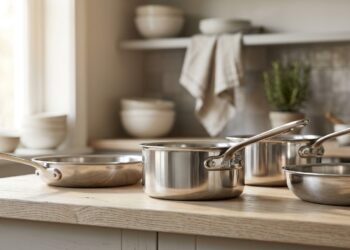 Como eliminar o aspecto opaco e manchado em utensílios de cozinha sem recorrer a polidores químicos agressivos