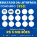 Resultado da Lotofácil — números sorteados no concurso 3788 de hoje