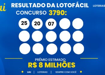 Resultado da Lotofácil de hoje: veja os números e o rateio do concurso 3790, que pagou R$ 6,4 milhões (domingo, 27/09)