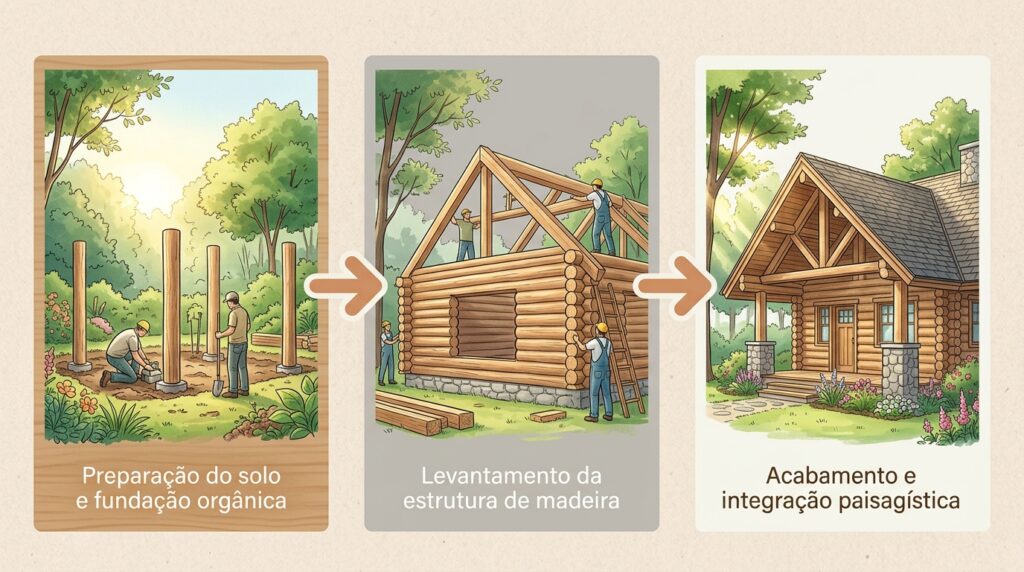 Como construtores conseguiram tratar a madeira contra pragas e intempéries extremas em locais isolados da natureza