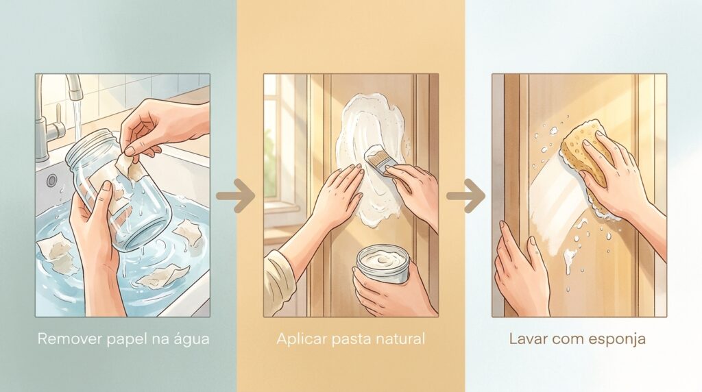 O truque proibido com óleo de cozinha e bicarbonato que remove rótulos difíceis e deixa o vidro completamente transparente em segundos