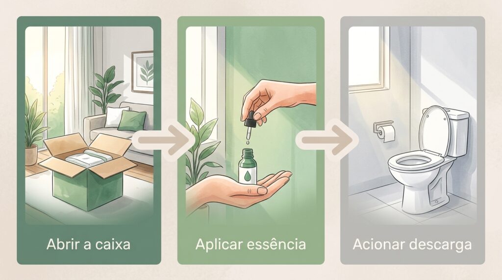 O truque proibido com essência de eucalipto na caixa acoplada que perfuma o vaso a cada descarga e dispensa o uso de pedras sanitárias