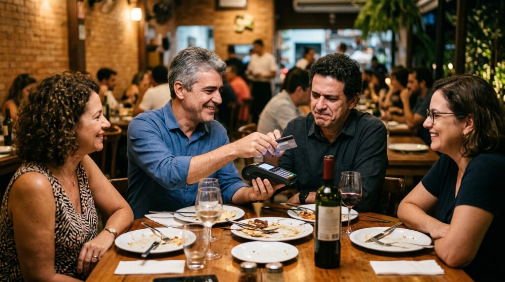 A psicologia indica que pessoas que insistem em pagar a conta inteira podem estar fazendo mais do que demonstrar generosidade; reciprocidade também influencia as relações