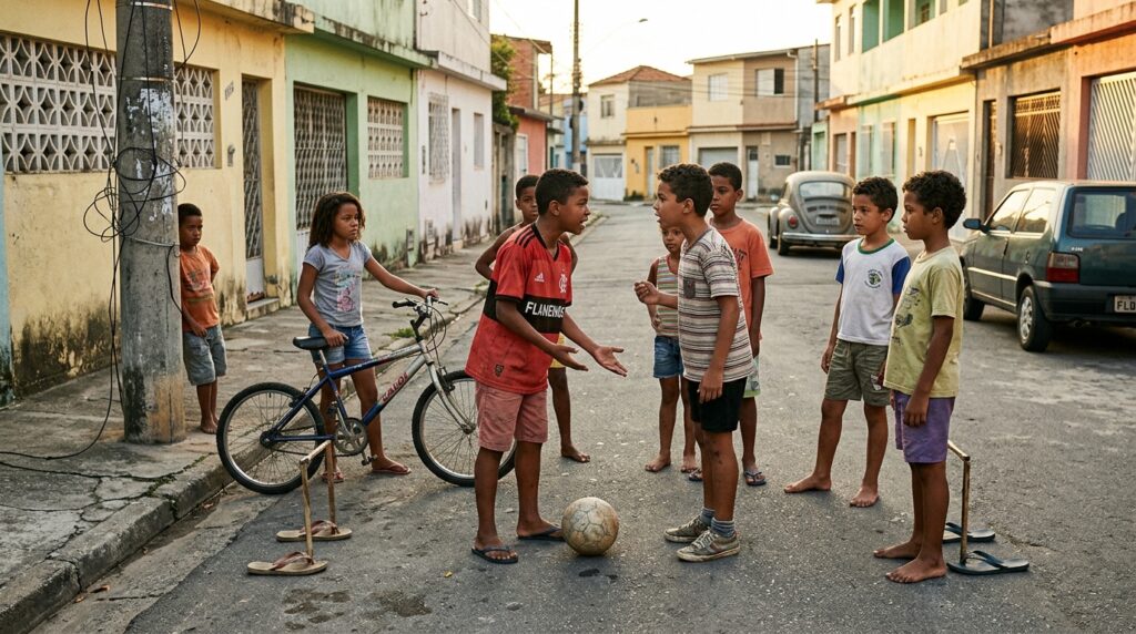 A psicologia aponta que quem cresceu brincando na rua pode ter treinado habilidades sociais que hoje precisam ser aprendidas de outras maneiras