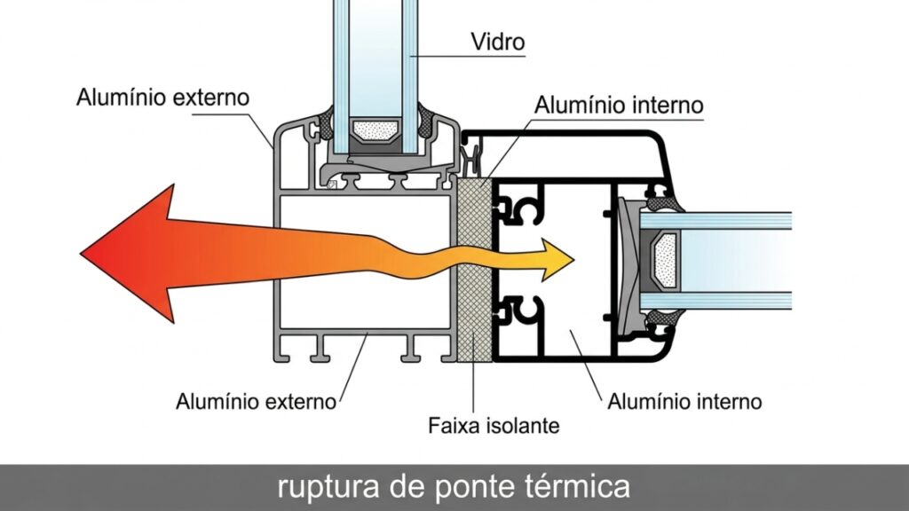 Diagram_explaining_thermal_break%E2%80%A6_20260928235715-1024x576 A janela de alumínio parece ser só uma moldura, mas engenheiros colocam uma faixa isolante escondida no meio para impedir que o metal leve calor direto para dentro