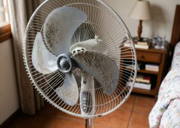 Por que as pás do ventilador ficam cheias de poeira mesmo girando o tempo todo? A física ajuda a explicar o acúmulo
