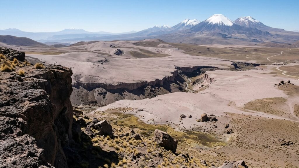Uma camada vulcânica de até 1 km de espessura esconde nos Andes uma paisagem de 21,9 milhões de anos: e cientistas conseguiram reconstruir o que ficou enterrado