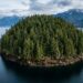 Ilha flutuante percorre 30 km em reservatório do Canadá