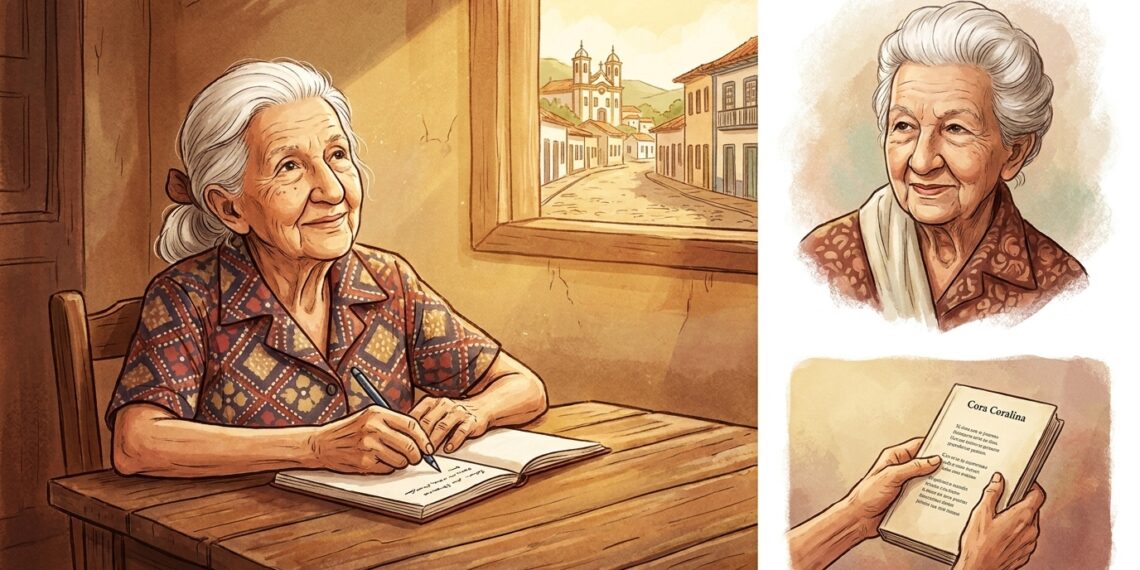 Cora Coralina, poetisa goiana que publicou seu primeiro livro aos 76 anos: "Feliz aquele que transfere o que sabe e aprende o que ensina" — a reflexão sobre generosidade, aprendizado contínuo e legado