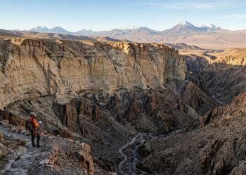 Camada vulcânica revela paisagem antiga escondida nos Andes