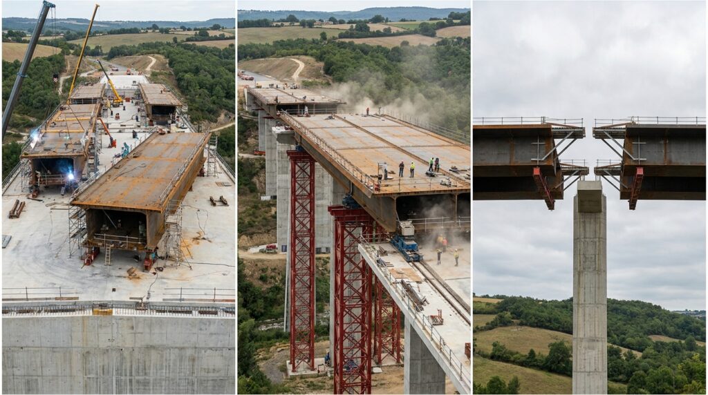 Uma estrada foi construída 270 metros acima de um vale na França e sua estrutura chega a 343 metros, superando até a Torre Eiffel