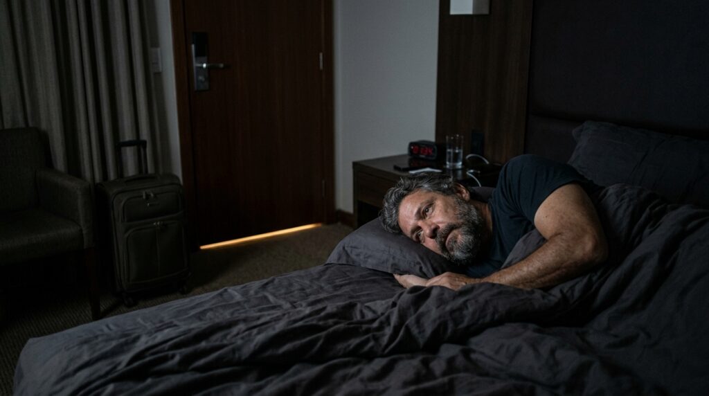 A neurociência explica por que algumas pessoas não conseguem dormir direito na primeira noite em uma cama de hotel; parte do cérebro permanece mais vigilante em ambientes desconhecidos