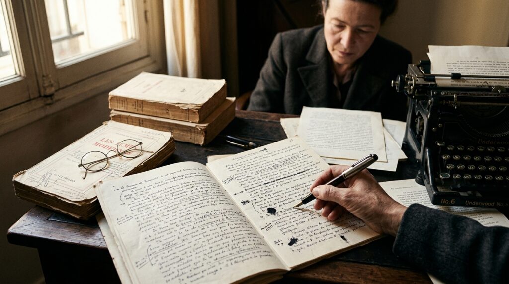Simone de Beauvoir questionou a ideia de que você simplesmente nasce sendo quem é — parte da identidade também é construída pelas escolhas feitas ao longo da vida