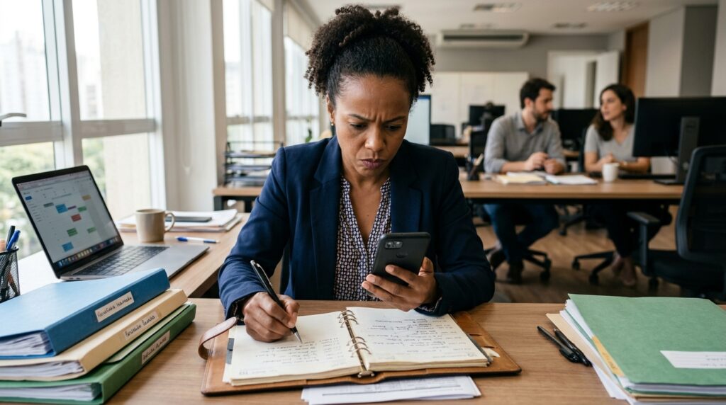 Professional_reorganizing_schedu%E2%80%A6_20260921095646-1024x572 A psicologia revela que o planejamento obsessivo não é perfeccionismo ou disciplina, mas um mecanismo inconsciente de autopreservação contra a dor