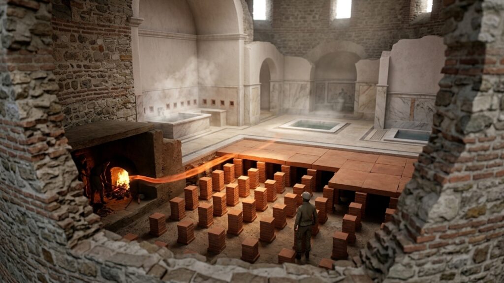 Reconstructing_Roman_imperial_ba%E2%80%A6_20260930000721-1024x576 Arqueólogos encontraram no palácio de um imperador romano um banheiro particular com 3 piscinas, sauna e piso aquecido há cerca de 1.700 anos